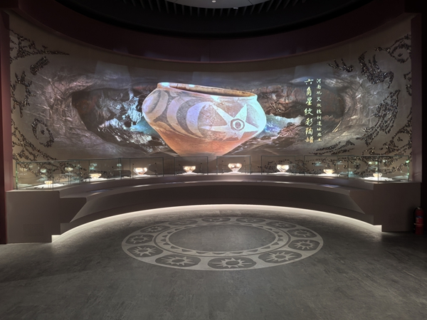 鄭州市大河村遺址博物館 異性博物館展柜